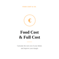 Food Cost - FoodCost&Co
